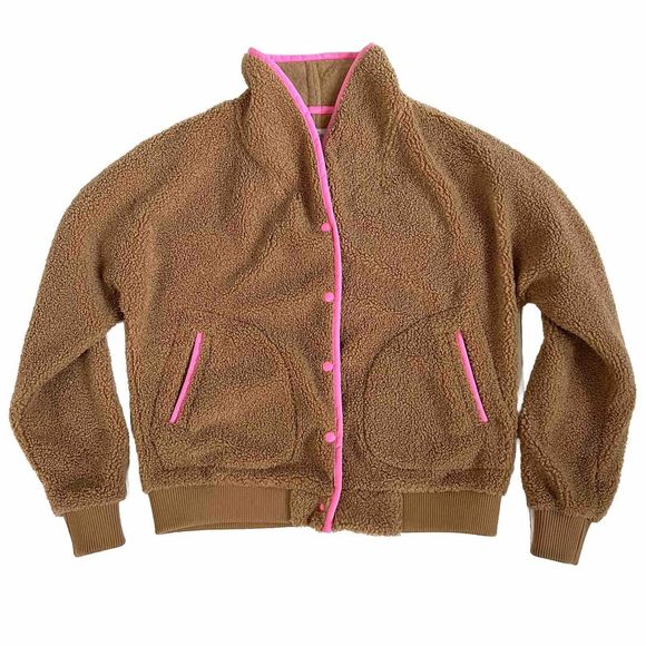 Marine Layer Jackets & Blazers - Marine Layer Sierra Camel Sherpa Jacket Size S